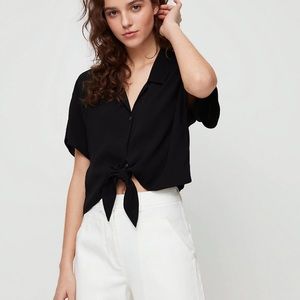 Wilfred Free The Tie-Front Blouse